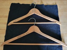 Vintage clothing hangers, wooden with metal hooks Hotel Sheraton, Golden Gate