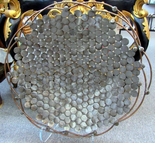 26" DIAMETER MEL MEYERS MIXED MEDIA METAL INDOOR/OUTDOOR ART PIECE - (EZS002763)