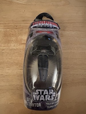 Star Wars Titanium Series Sith Infiltrator Vehicle, Die Cast 2008 NEW NIB