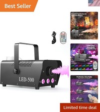 Versatile Fog Machine with 14 Color Modes  Leak-Proof Design for Outdoor Fun