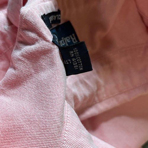 Ralph Lauren Shirt Mens Small Pink Long Sleeve Classic Fit Flesh Pony Preppy - Picture 8 of 11