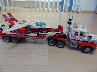 Lego Set 5591 - Model Team Mach II Red Bird Rig - Tieflader und Jet mit OBA