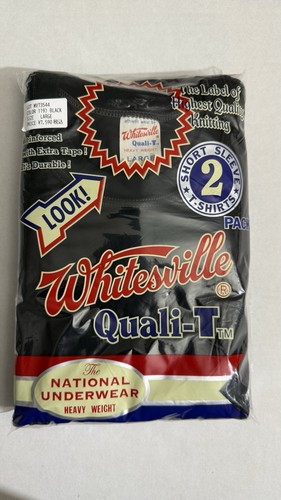 Whitesville 2er-Pack Loopwheel T-Shirt schwarz Large hergestellt in Japan VERSAND AUS USA
