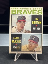 1964 Topps #94 Braves 1964 Rookie Stars (Jim Britton / Larry Maxie)