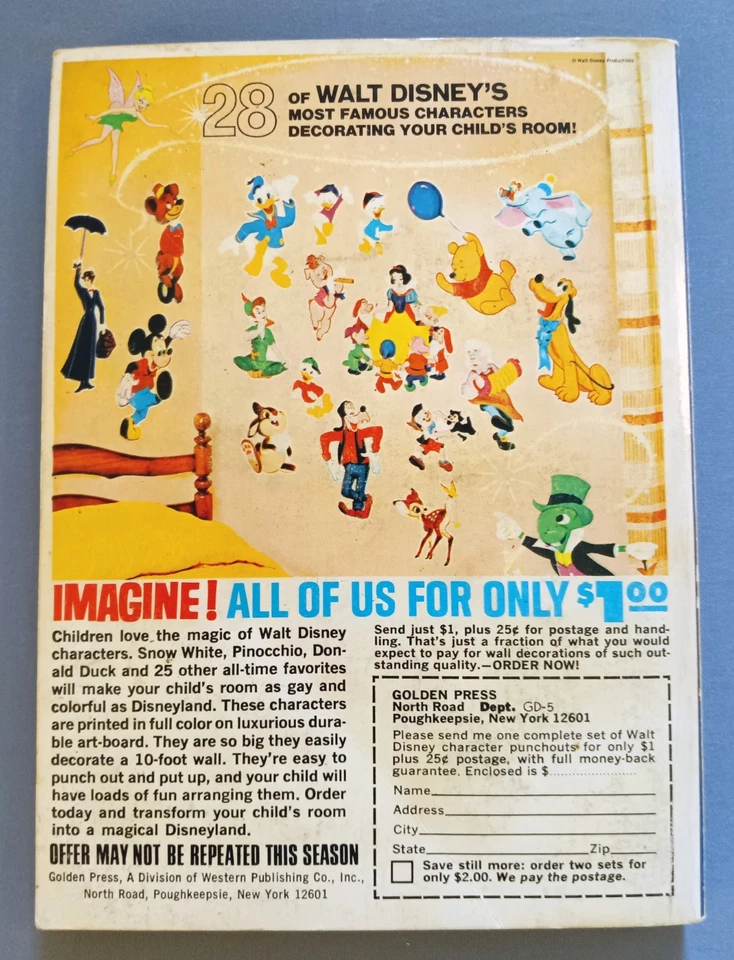 GOLDEN COMICS DIGEST #9, TARZAN OF THE APES, KORAK, VG-FN, GOLD KEY, 1970 - Image 2 of 3