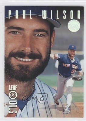 1996 Leaf Studio Silver Press Proof /100 Paul Wilson #141 0q3
