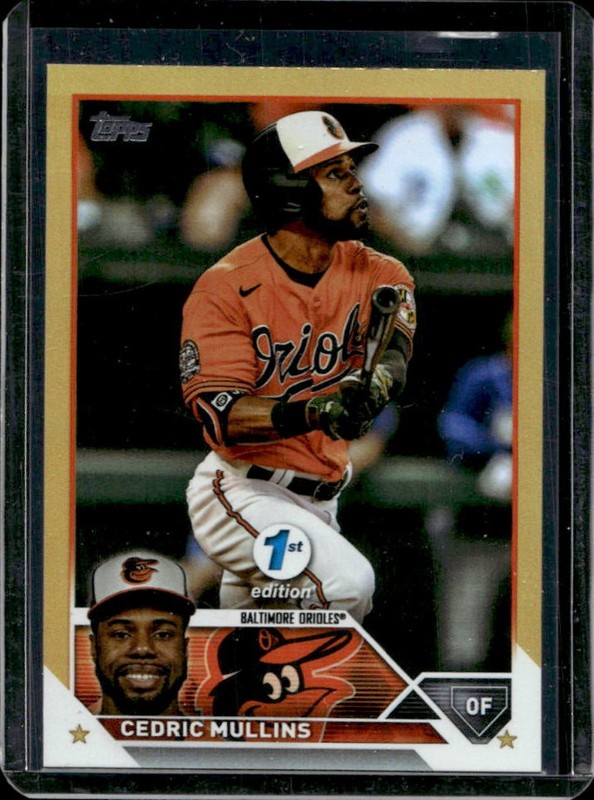 2023 Topps 1st Edition Cedric Mullins Gold Foil #317 Orioles