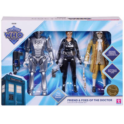 NEW Doctor Who Friends and Foes Collector Figure Set 3pk