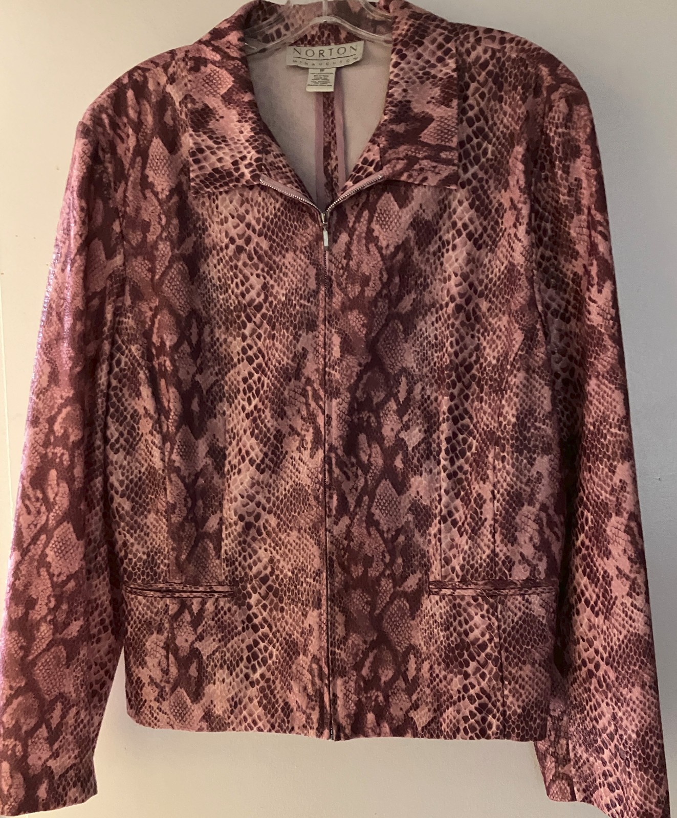 Norton McNaughton  Multi Color Python Boa Print S… - image 1