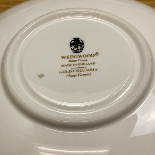 Wedgwood Columbia Szałwia Zielona obręcz Kształt lej (12 zestawów) Kubki i spodki - Zdjęcie 9 z 9