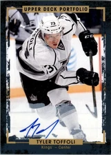 2015-16 Upper Deck Portfolio Autographs #166 Tyler Toffoli G Auto - HKY