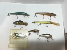 Lot Of 7 Crank Baits, Topwater, Minnow, Lipless, Lures Bagley And Smithwick
