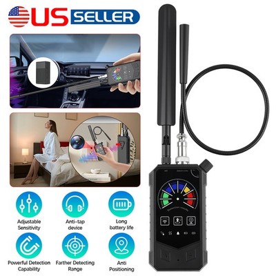 Wireless RF Detector Anti-Spy Camera GSM GPS Bug Tracker Finder Scanner Device~