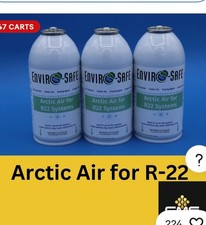 Arctic Air for R22 AC, GET COLDER AIR, Envirosafe, 3 cans