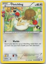 Fletchling RC25/RC32 Common Generations 2016 Pokemon Card LP