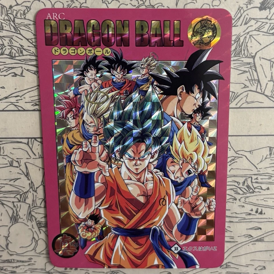Dragon Ball Holo Prism Card All GOKU Baby Kid Super Saiyan Blue SS3 DBS DBZ 2018 - Image 2 of 4