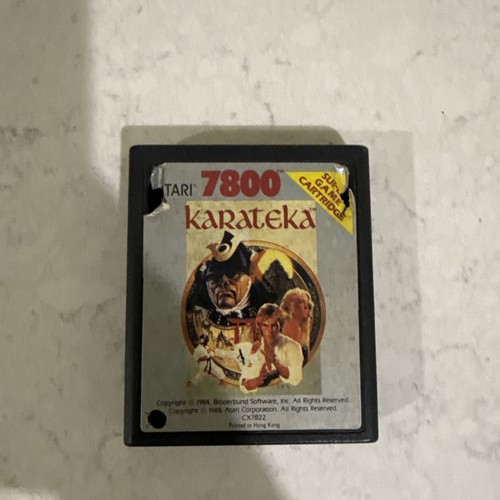 Karateka Atari 7800, 1988 Spiel nur Cartridge getestet gereinigt - Bild 1 von 8