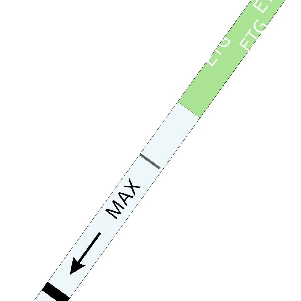 Tiras reactivas de alcohol ETG - 80 horas de detección, resultados instantáneos, paquete de 25 Foto 2 de 4