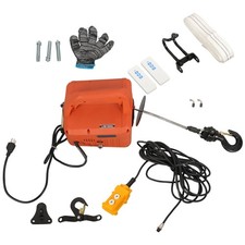 3-in-1 1500w Portable Electric Hoist Winch 1100lbs Capacity 30 Ft Lifting Height 3-in-1 1500w Portable Electric Hoist Winch 1100lbs Capacity 30 Ft Lifting Height