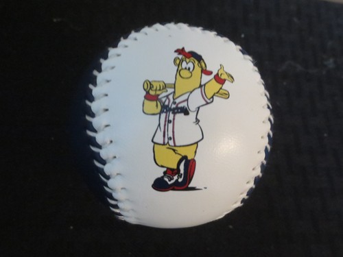 2018 Rawlings Atlanta Braves Blooper Mascot Logo Ball Baseball - Picture 2 of 4