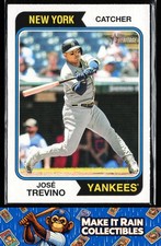 José Trevino 2023 Topps Heritage #242 New York Yankees Baseball