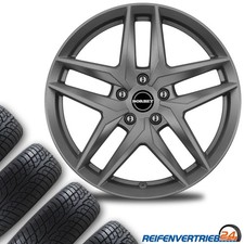 4x Alu Ganzjahresreifen Kompletträder für Skoda Elroq Reifen 235/55R19 Dunlop
