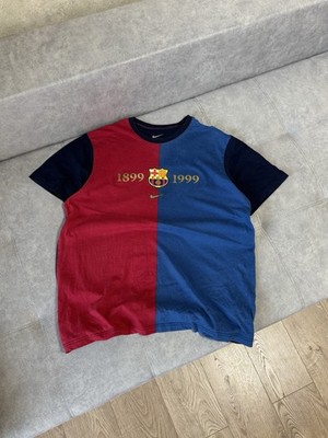 FC Barcelona 1899-1999 Nike シャツ XL Nike Barcelona 1899-1999 Vintage Style T-shirt Size XXL Football