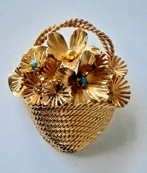 Christian Dior Jewelry In Vintage Designer Costume Pins & Brooches