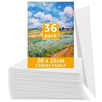 36 StüCk Leinwand Zum Bemalen, 20 X 25 Cm Keilrahmen Leinwand Set, Malkarton ...