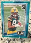 2025 Donruss Optic Savion Williams Base (RAW)