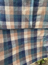 1.5 Metres Tweed Check Wool Fabric Blanket Dressmaking Crafts X150cm (B85