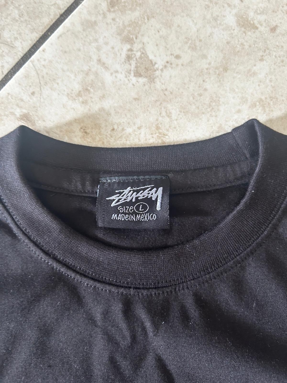 New Stussy Black T-Shirt Size L - Authentic Streetwear Tee NWT thumbnail 2