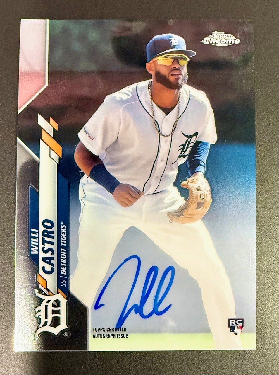 2020 Topps Chrome Baseball Rookie Autographs #RA-WC Willi Castro RC