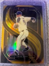2025 Panini Select - Craig Yoho - Premiere Level Gold Prizm Short Print /10 RC
