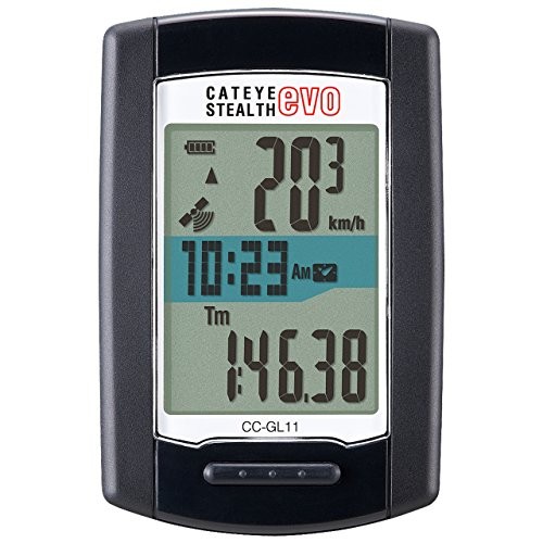 CAT EYE Cycle Computer STEALTH evo CC-GL11 GPS Speed ??Sensorless JPN - Picture 1 of 1
