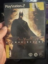🚨🔥Vintage Batman Begins (Sony PlayStation 2, 2005) Video Game Justice DC 