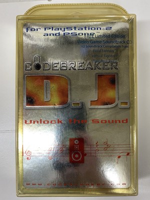 Brand New Sealed Codebreaker D.J. Unlock The Sound For PlayStation 2 & PSone