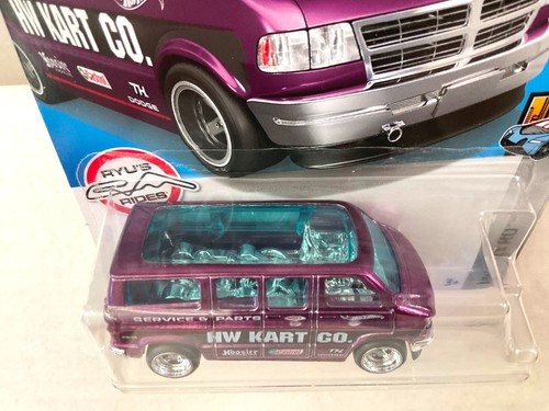 Hot Wheels SUPER Treasure Hunt STH - DODGE VAN - 2022 #55 - SpectaFlame Purple - Picture 3 of 5