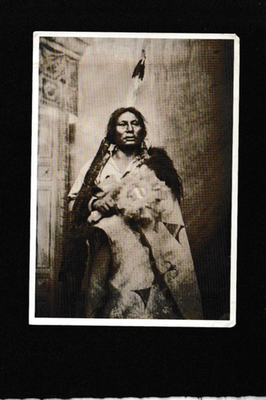 #ad quot;Piziquot; Hunkpapa Sioux Scout 1881 Photo David Barry 1992 Postcard $4.00