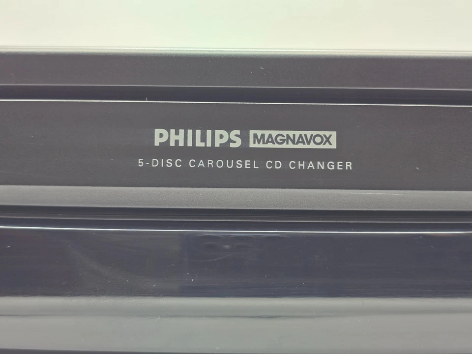 PHILIPS MAGNAVOX CDC 735, 5 Disc Carousel CD Changer W/ Remote Control Tested - Image 4 of 4
