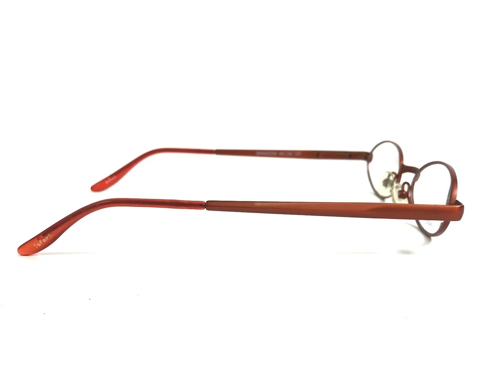 Jean Lafont Eyeglasses Frames BARBIZON M945 Matte Orange Wire Rim 46-20-137 - Image 3 of 4