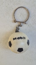 Porte-clés Vintage ESSENCE MOBIL Coupe du Monde Football 1966 - Ballon Ancien