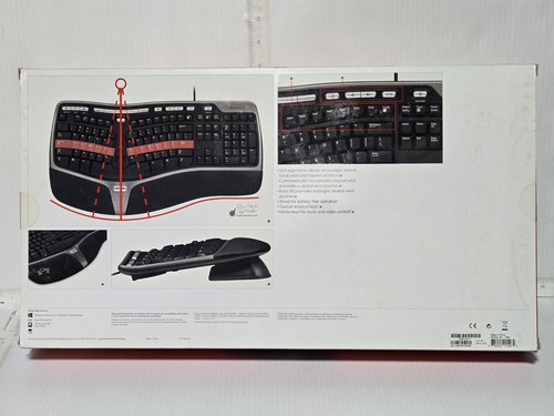 New Microsoft Natural Ergonomic 4000 Model 1048 USB Wired Keyboard - Afbeelding 5 van 13