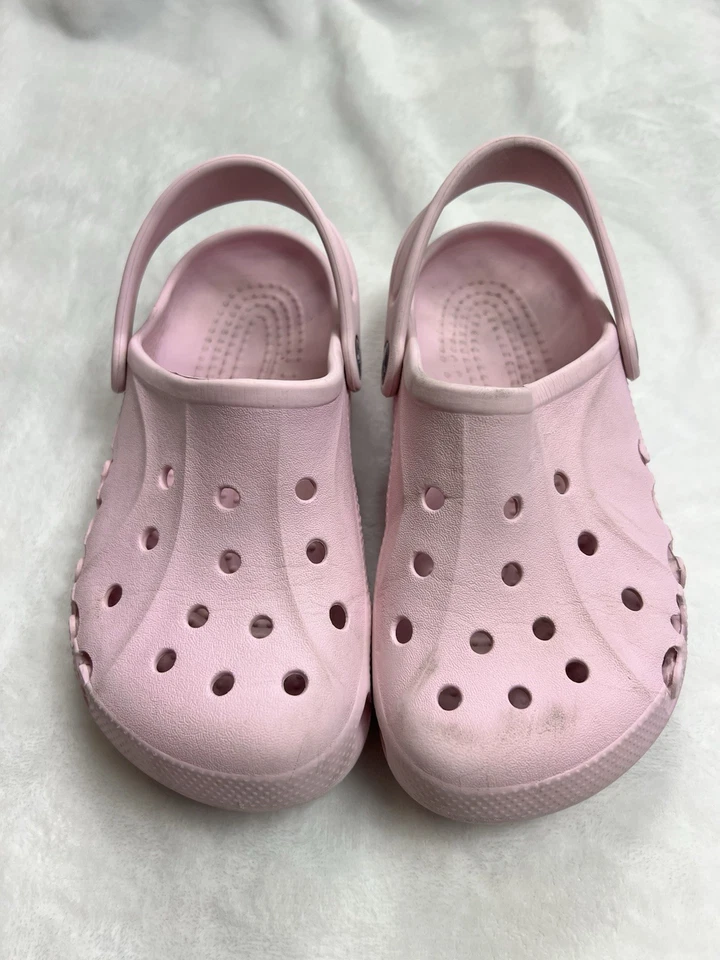 Zapatos de agua Crocs para niños rosa suave Foto 3 de 4