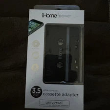 Ihome Power Ultra Compact Cassette Adapter For Car Stereo Universal