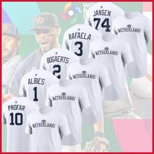 Netherlands Baseball Team 2026 World Baseball Classic Player Name & Number Fans