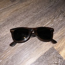 VINTAGE Ray-Ban Wayfarer Bausch and Lomb B L5022 USA Brown Sunglasses