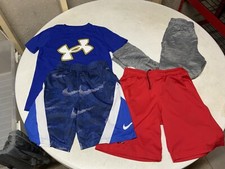 Youth Lot Nike And Under Armour Athletic/Gym Clothes Sz. L 29