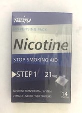2 YouCopia Nicotine Patch 21mg Stop Smoking Aid Anti-Smoking Patch Step 1 Quit