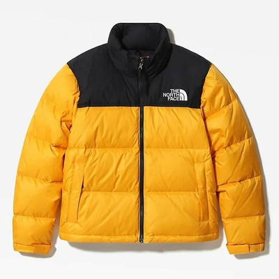the north face men's 1996 retro nuptse jacket yellow